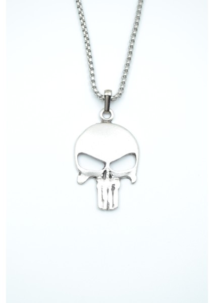 Punisher Cezalandırıcı Örme Zincir Kolye