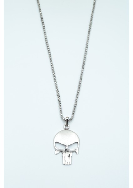 Punisher Cezalandırıcı Örme Zincir Kolye fiyatları