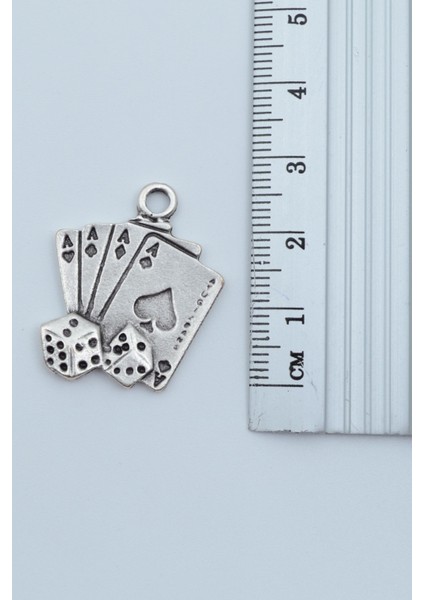 Maça As Poker Iskambil - Zar Örme Zincir Kolye fırsatları