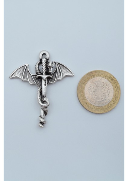 Ejderha Kılıç Örme Zincir Kolye indirimleri