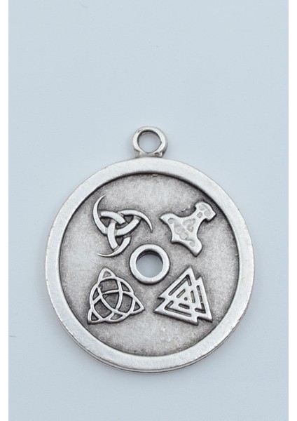 Vegvisir Pusula - Viking Sembol Örme Zincir Kolye fırsatları
