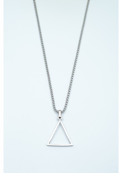 Üçgen Geometrik Örme Zincir Kolye fiyatları