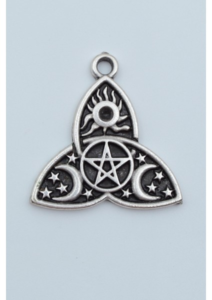 Triquetra Örme Zincir Kolye modelleri
