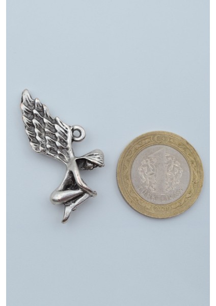 Kanatlı Melek - Peri Örme Zincir Kolye indirimleri