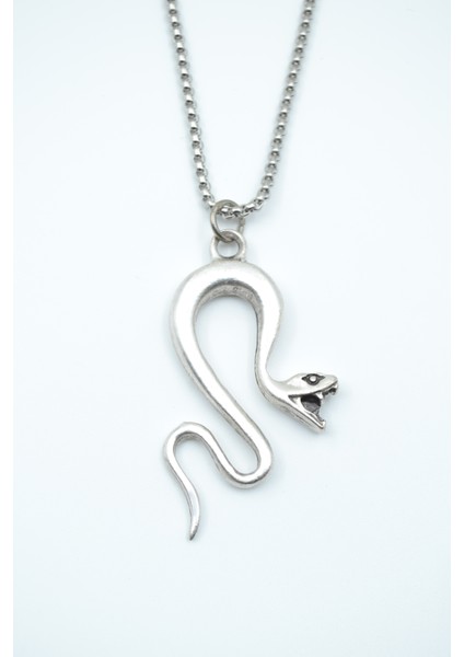 Yılan Örme Zincir Kolye
