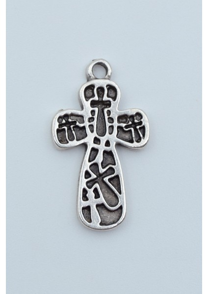 Haç Desenli Haç Örme Zincir Kolye modelleri