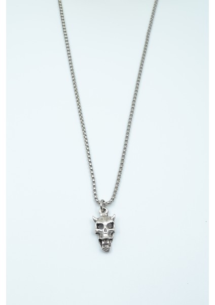 Minimal Diablo - Şeytan Örme Zincir Kolye fiyatları