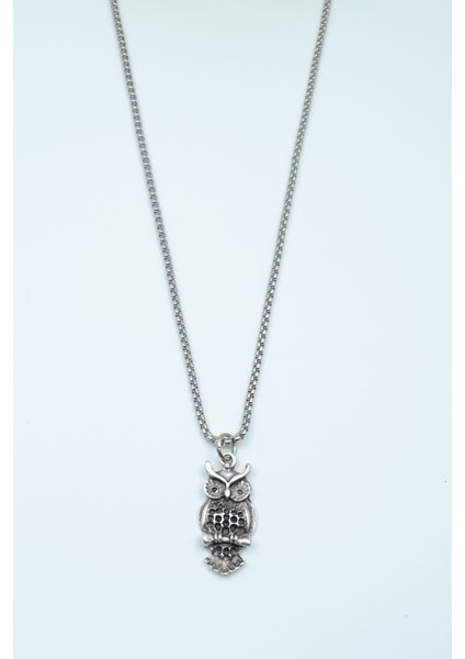 Minimal Baykuş Örme Zincir Kolye fiyatları