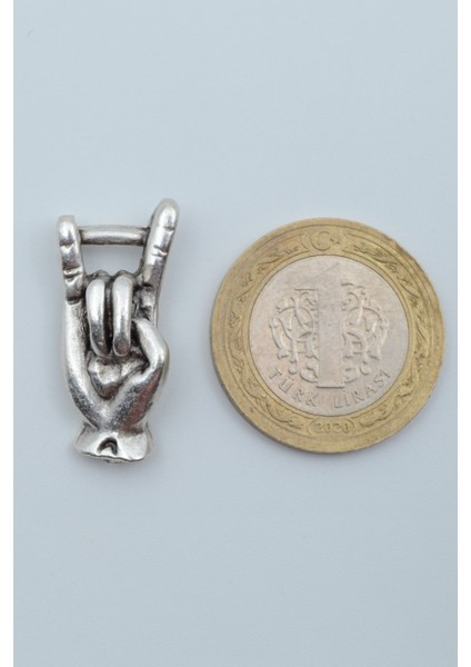 Şeytan Boynuzları - Devil Horns Örme Zincir Kolye indirimleri