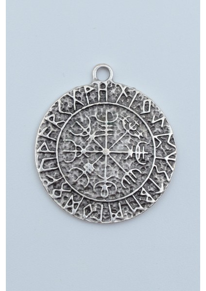Vegvisir Viking Pusulası Örme Zincir Kolye modelleri