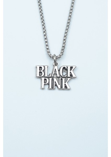 Black Pink Örme Zincir Kolye