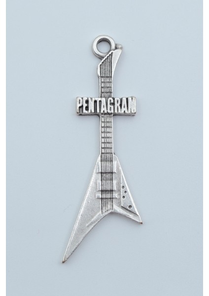 Pentagram Elektro Gitar Örme Zincir Kolye modelleri