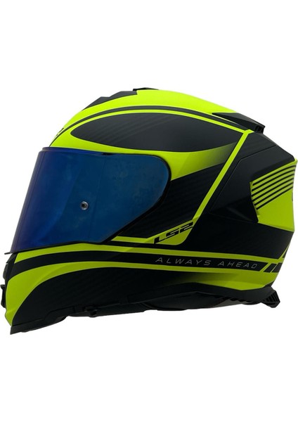 Storm 2 Dodger Mat Siyah-Neon Sarı Kask Mavi Cam fiyatları
