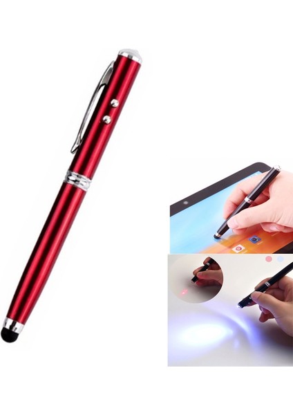 3 Aradan 1 Cep Telefonu Tablet Evrensel Stylus Red (Yurt Dışından)