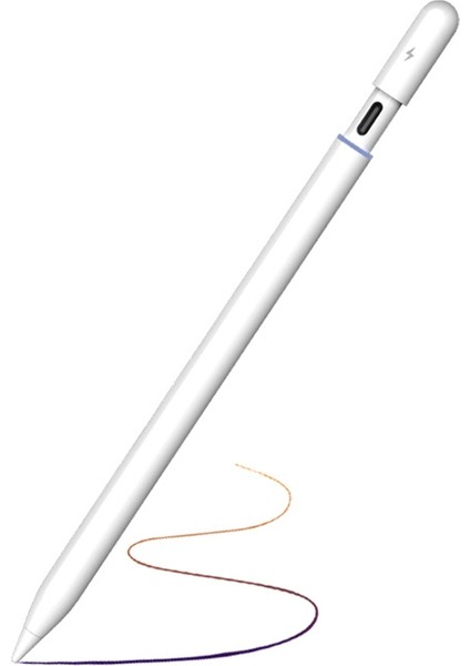 P8 iPad Beyaz Için Aktif Kapasitif Stylus Pen (Yurt Dışından)