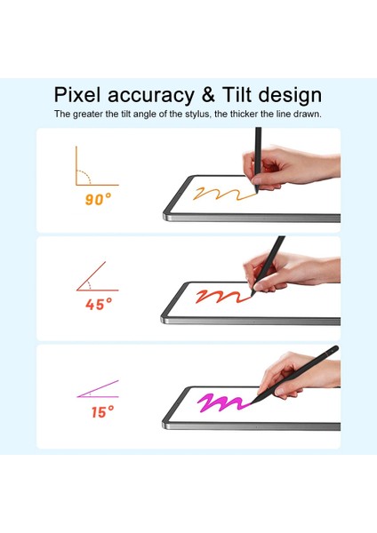 P8 iPad Beyaz Için Aktif Kapasitif Stylus Pen (Yurt Dışından)