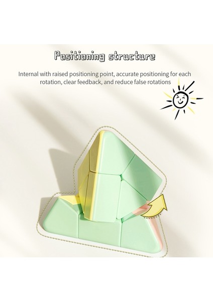 Moyu Magic Tower S Magic Cube, Renk: Boomerang Çok Molor (Yurt Dışından)