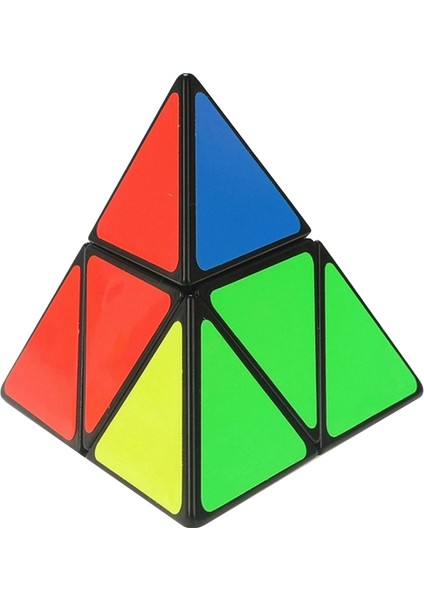 Reative Şekilli Ikinci Dereceden Üçgen Tetrahedron Sihirli Küp Siyahı (Yurt Dışından)