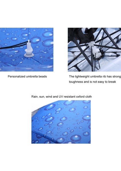 2 Katmanlı Dış Mekan Umbrla Şapkası, Renk: 95 Gümüş (Kauçuk Kol) Çok Renkli (Yurt Dışından) fırsatları