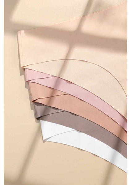 5 Li Set Iz Yapmaz Likralı Dikişsiz Lazer Kesim Bikini Slip Külot indirimleri