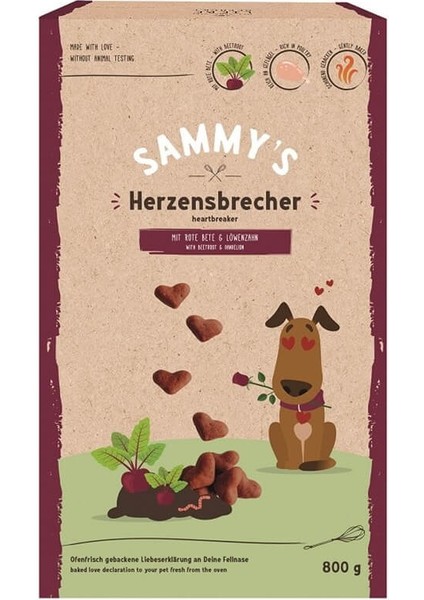 Heartbreaker Sebzeli Mini Kalpler Köpek Ödülü 800gr