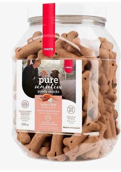 Hassas Köpekler İçin Somonlu Ödül Bisküvisi 600 Gr