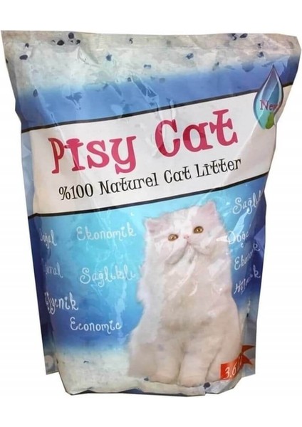 PisyCat Silika Süper Emici Kedi Kumu 3,6 Lt