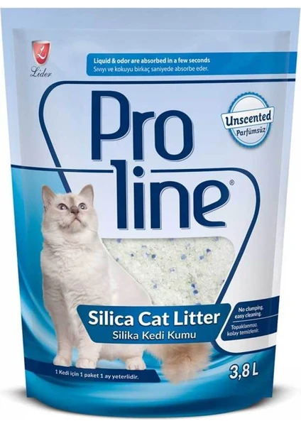 Pro Line Kristal Kedi Kumu 3.8 Lt