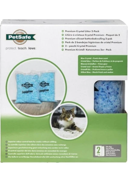 PetSafe Deluxe Kristal Kedi Kumu 2li Paket