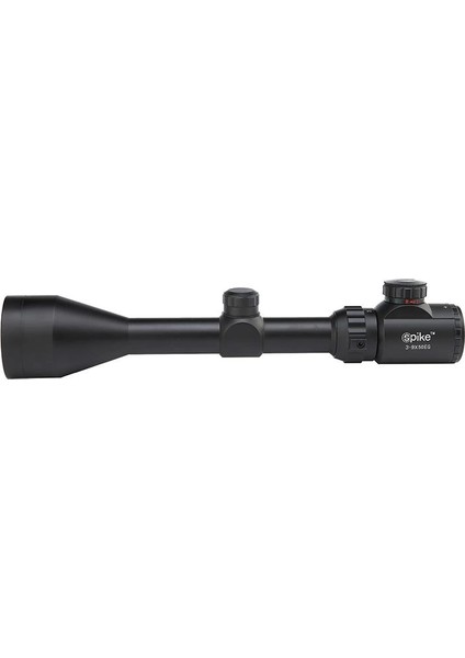 Spike 3-9X50 Zoomlu Keskin Nişancı Tüfek Dürbünü Kırmızı, Yeşil Işık Çelik Gövde