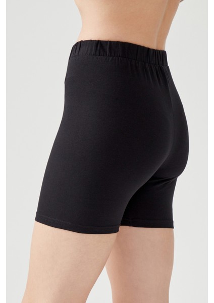 Kadın Diz Üstü Bisikletçi Şort Tayt