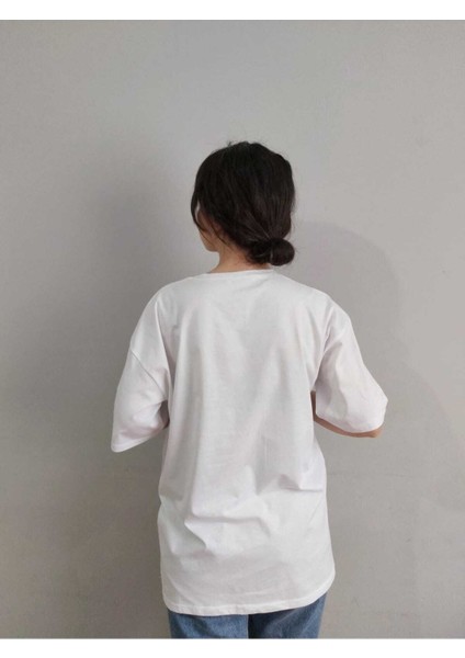 Kadın Vıbes Baskılı T-Shirt Yeni Season Taşlı fiyatları