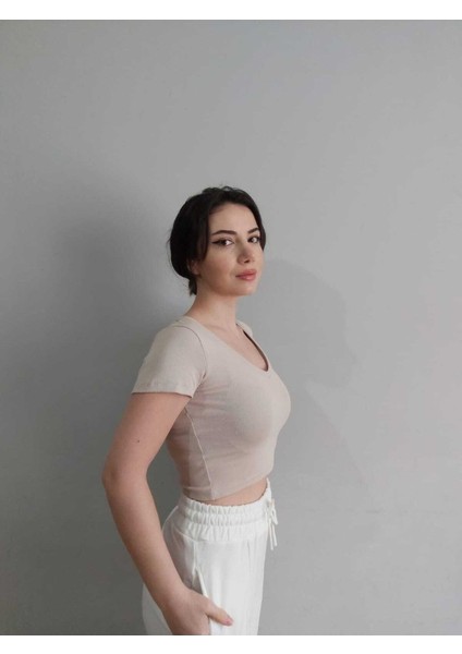 Kadın Crop T-Shirt Yeni Season fiyatları