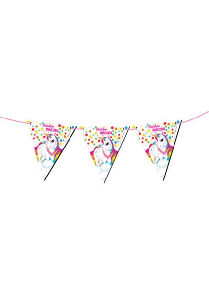 Unicorn Ponny Üçgen Flama 270 cm