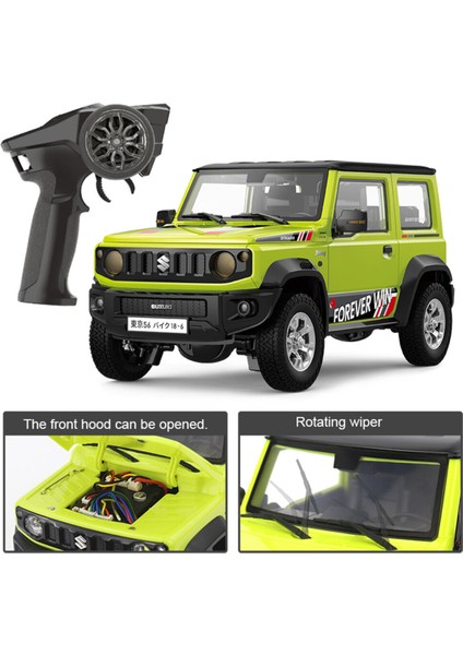 Suzukı Jımny Trasped Uzaktan Kumandalı Model Rc Araba 1/16 2.4g 3WD Şarjlı Offroad Jeep Arazi Aracı