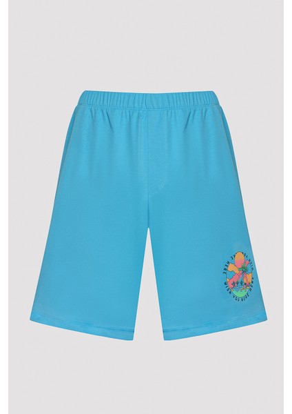 Ocean Çok Renkli Şortlu Pijama Takımı modelleri