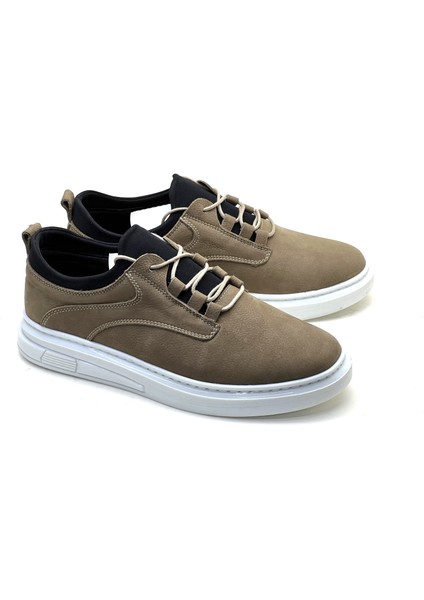 Hakiki Deri Erkek Günlük Sneaker Spor Ayakkabı, 3007