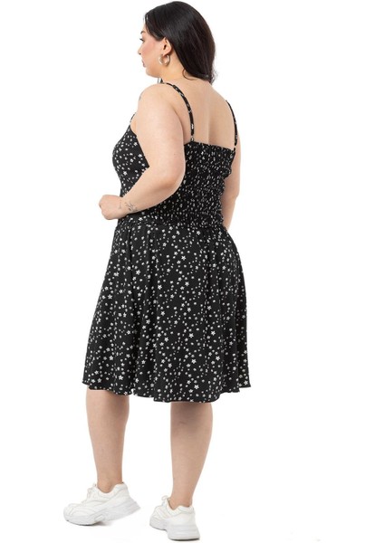 Büyük Beden Ayarlanabilir Ince Askılı Bluz Etek Siyah Ikili Takım indirimleri