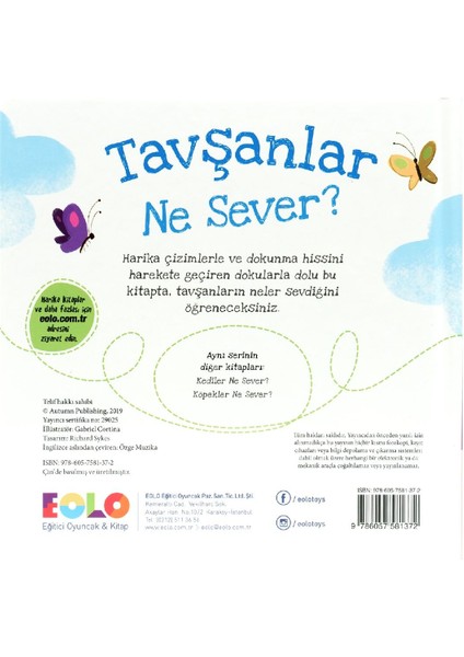 Tavşanlar Ne Sever? (Dokun - Hisset - Keşfet) (Ciltli)