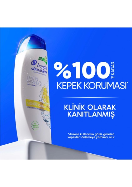 Head & Shoulders Limon Ferahlığı Kepek Karşıtı yağlı saçlar için Günlük Kullanım 330ML Şampuan