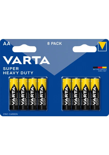 VARTA SUPERL / SUPER HEAVY DUTY AAA BLI8