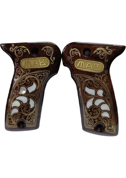 Mab Model D 7.65 mm Ahşap Telkari Kabze