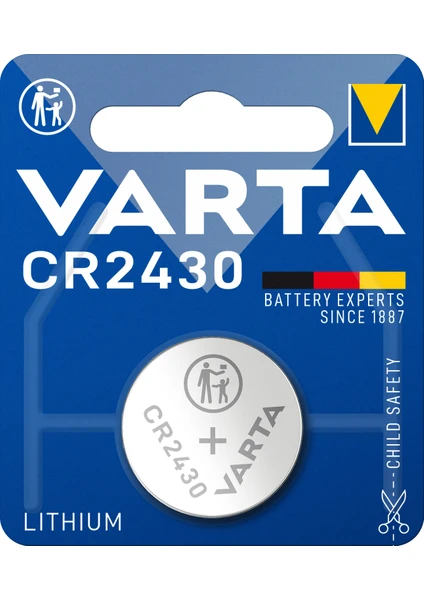 VARTA CR2430 Lityum Düğme Tekli Pil