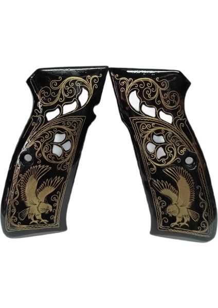 Cz 75 A B Serisi 16 Lı Çek Canik 55 Dahil Ahşap Kabze