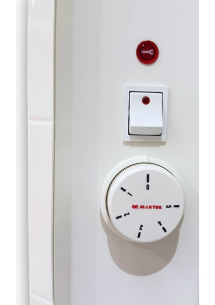 Elektrikli Radyatör Kalorifer / Yağlı Petek Isıtıcı Soba D6080 60CMX80CM 1400 Watt Çift Rezistanslı