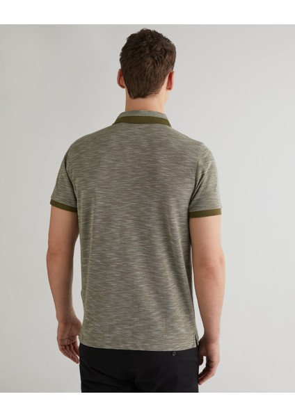 Erkek Yeşil Regular Fit Logolu Polo 2424121T.301 fiyatları