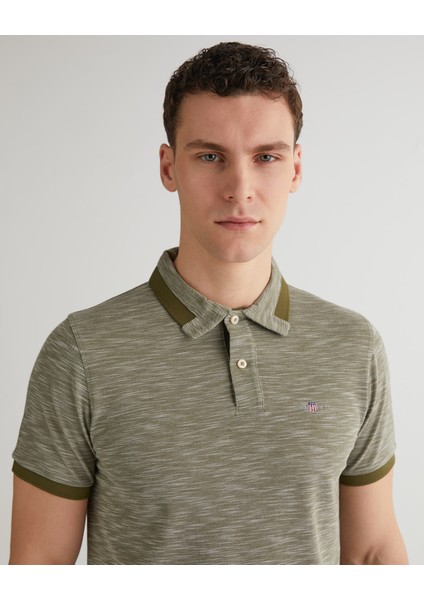 Erkek Yeşil Regular Fit Logolu Polo 2424121T.301 fırsatları