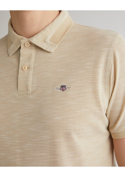 Erkek Bej Regular Fit Logolu Polo 2424121T.239