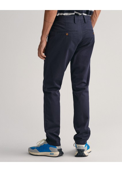 Erkek Lacivert Slim Fit Pantolon 1505221.410