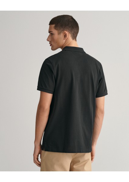 Erkek Siyah Regular Fit Logolu Polo 2062025.5 modelleri